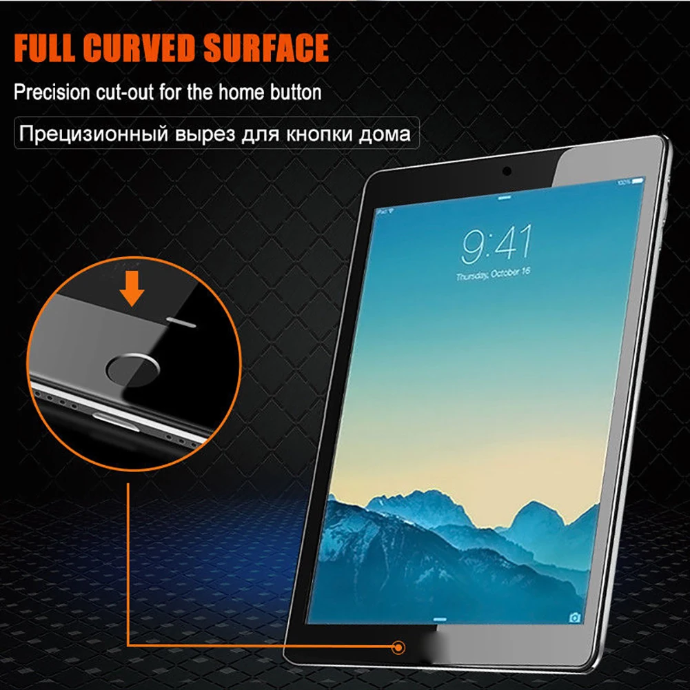 Закаленное Стекло Экран защиты чехол для iPad 2/3/4 5th 6th iPad Air Mini 7,9 Pro 9,7 10,5