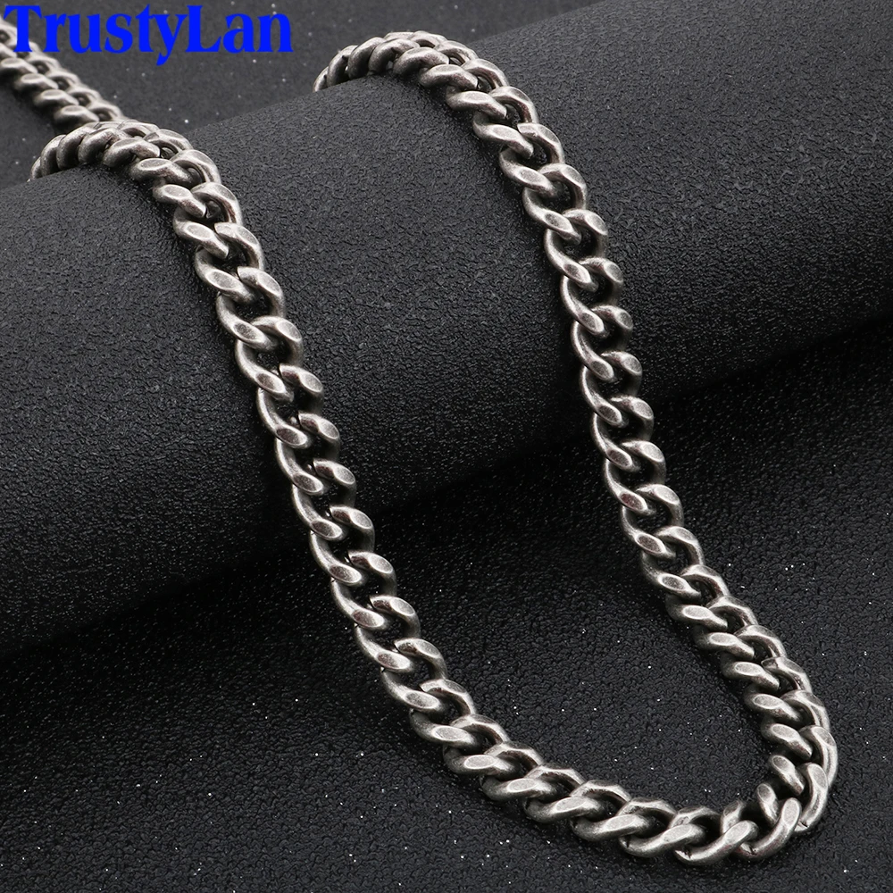 

8/9/10MM Thick Stainless Steel Chains Necklaces Personalized Vintage Chain 66CM Long Necklace For Men Male Jewelry Party Gifts
