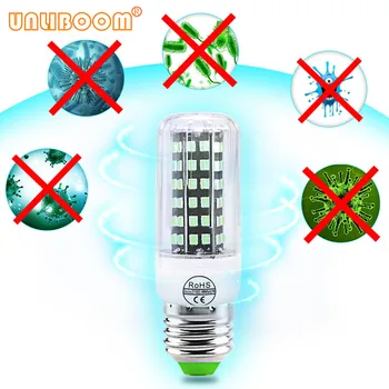 

E27 UV Desinfection Lamp E14 LED Corn Bulb Sterilizer Light 112LEDs UVC Ultraviolet Germicidal Bulb 110V/220V Kill Mites Lamp