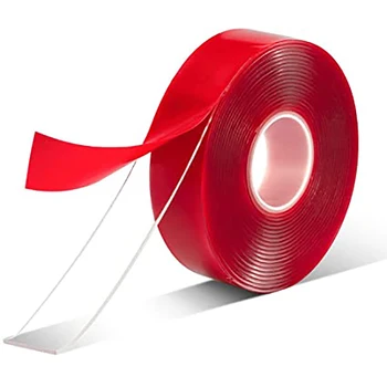 

2Pcs Double Sided Tape Heavy Duty Clear Strong Adhesive Waterproof Removable Double Sided Mounting Tape for Wall Decor