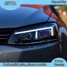 Автомобильный Стайлинг для vw jetta фары для VW jetta MK6 фары с светодиодный направляющий автомобильный Стайлинг Биксеноновые линзы для парковки