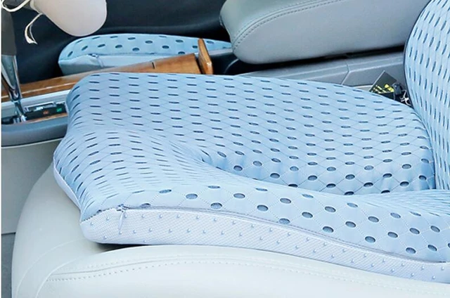 Memory Foam Car Wedge Seat Cushion Pillow, Sciatica Back Tailbone