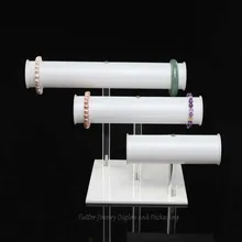 Улучшенная акриловая стойка для дисплея браслета, 3 слоя, подставка для демонстрации часов, подставка для браслета, держатель для ювелирных изделий, витрина для браслета, головной убор, полка для шоу