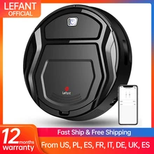 Aspirateur Robot Lefant M201, capteur de Collision 6D amélioré, WiFi/App/Alexa, auto-charge, Mini Robot de nettoyage pour poils d'animaux