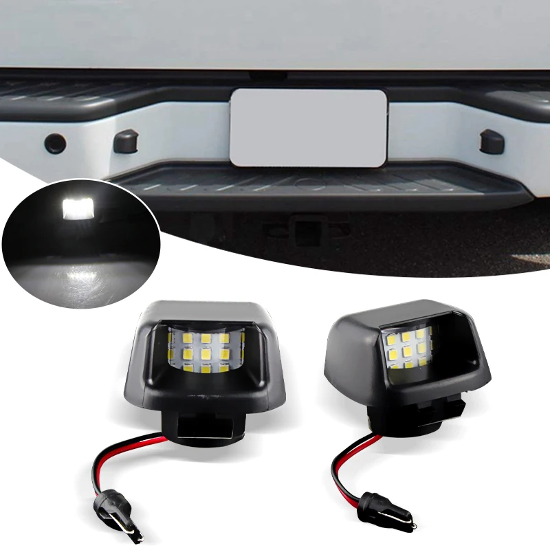 белый 15SMD светодиодный номерной