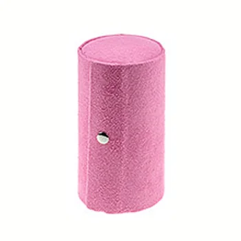

Flannel Cylinder Three-tier Storage Jewelry Box Retro Jewelry Box Portable Gift Box