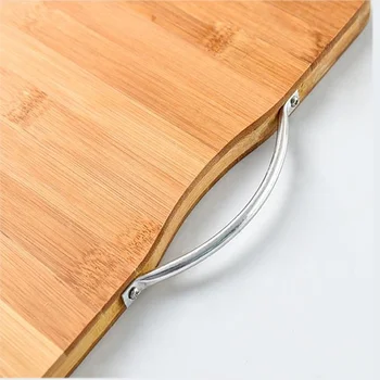 

Bamboo Square Dish Bamboo Cheese Board Cutting Chopping Holder Defrost Tray Thaw Meat Tray Cutting Board Holder CUC100M 3
