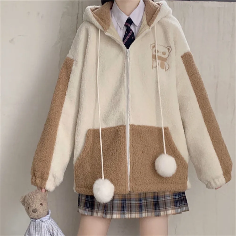 Waliicorners Warm Hip Hop Hoodie Harajuku Zipper Women Special Cute Gothic Sweatshirt 5 H1ac1165b93d04478ad732d834c81d9a2X