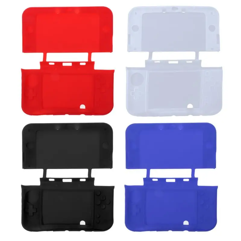 Мягкий полностью силиконовый защитный чехол для консоли nintendo New 3DS XL/LL |