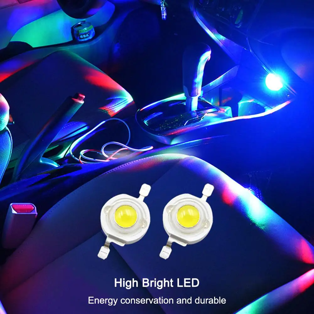 

Car USB Ambient Light 7 Colors Change Mini Music Sound Control Phone USB Atmosphere Light Holiday Party Karaoke Decor Lamp