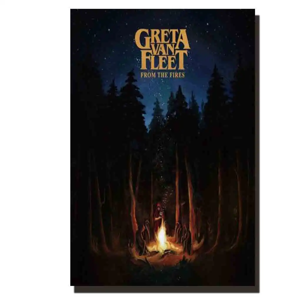 C207 художественный плакат Greta Van Fleet From the Fire музыкальный альбом фотография