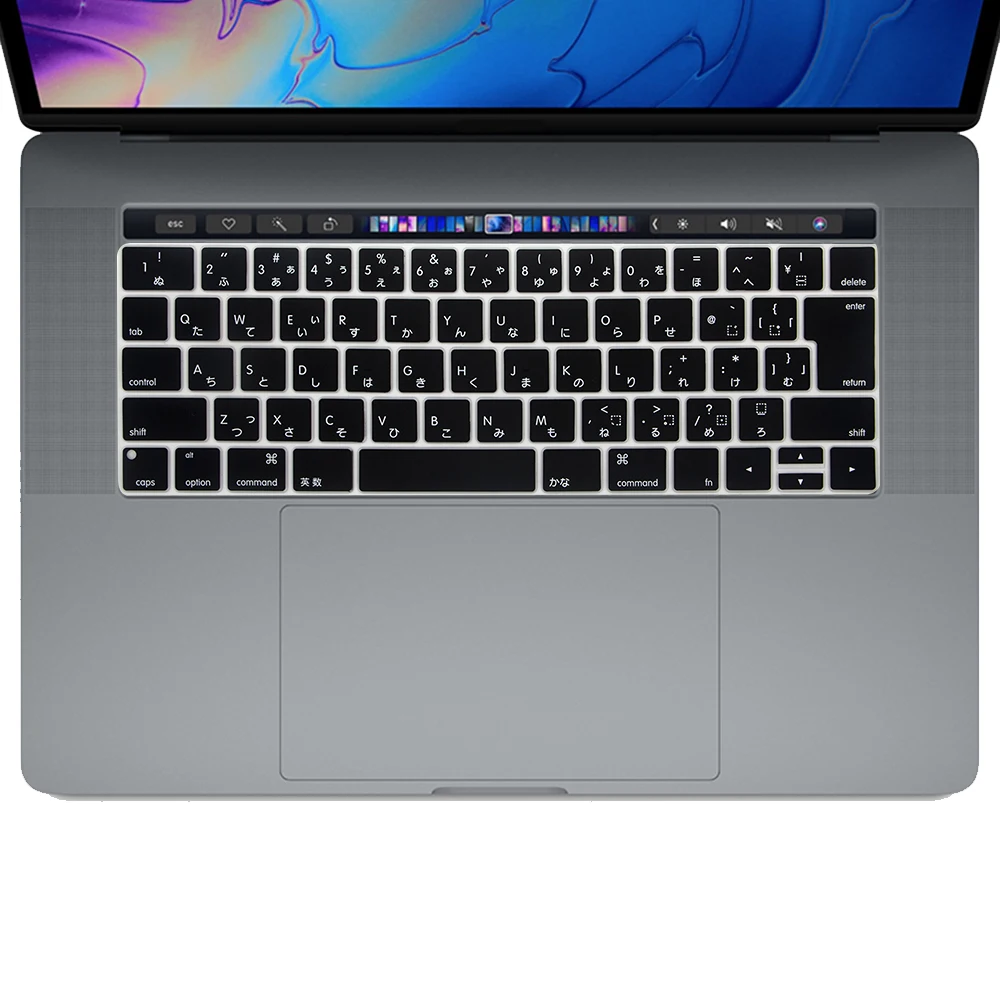 Японская силиконовая крышка клавиатуры для Macbook New Pro 1" 15 дюймов с touchbar A2159 A1706 a1707a1989a90 защитная пленка JP key