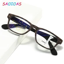 SAOIOAS, прогрессивные, Мультифокальные очки для чтения, мужские, анти-синий светильник, близкое дальнее зрение, очки, дальнозоркость, диоптрия+ 1,0 1,5 2,0 2,5