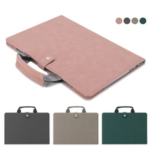 Для Apple Macbook Air 1" 13" Pro retina 12 13 матовый чехол из искусственной кожи A1932 чехол для ноутбука Портативная сумка