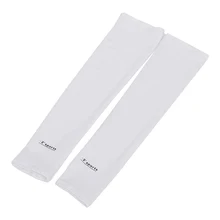 Летние нарукавники без пальцев Защита от солнца нарукавники велосипед автомобиль рукав(белый