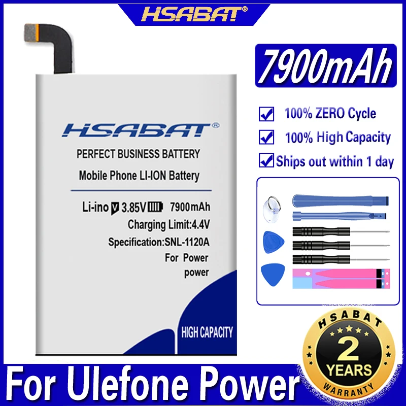 Аккумулятор HSABAT 7900mAh для аккумуляторов Ulefone|battery for|batteries batteriesulefone battery |