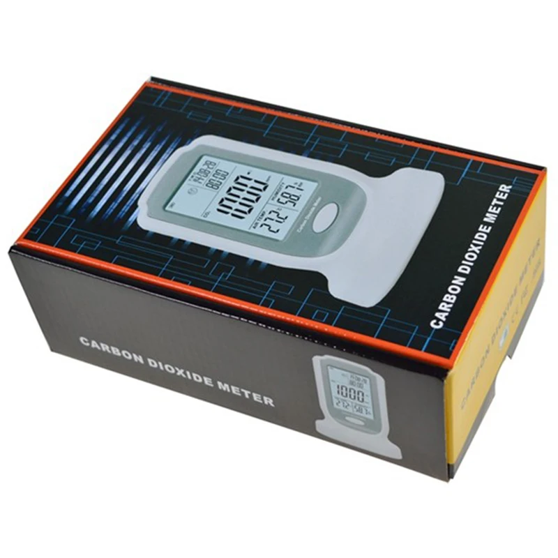 Industrial Portable Carbon Dioxide Detector 0-2000 Ppm Precise Continuous Online CO2 Detector Tester NDIR CO2 Gas Sensor EU Plug