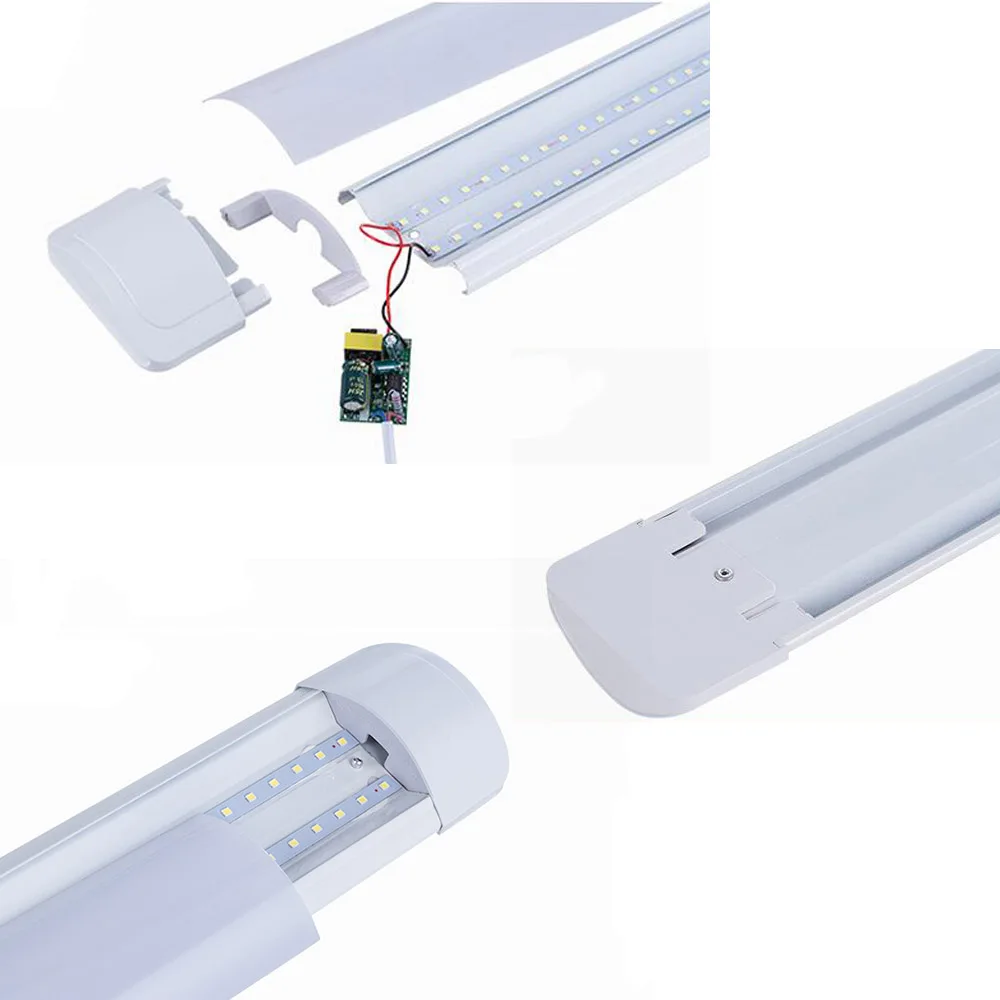 BEYLSION 10 PCSLOT Tube LED Cleaning Purification Light 10W 20W 40W LED Tri-proof Batten Light LED Tube Linear Lamp AC85-265V (4)