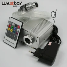 Westbay светодиодный светильник из оптического волокна, комплект двигателя, 300 шт., 0,75 мм, 3M, оптическое волокно, 7 Вт, белый мерцающий светильник, двигатель, звезда, потолок