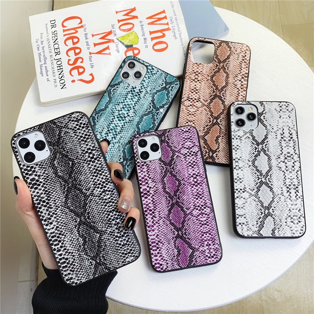 Luxury snakeskin pattern For xiaomi MI note 10 lite Ultra case mi 9 se 10T PRO Cover Mi A3 LITE CC9E CC9 | Мобильные телефоны и