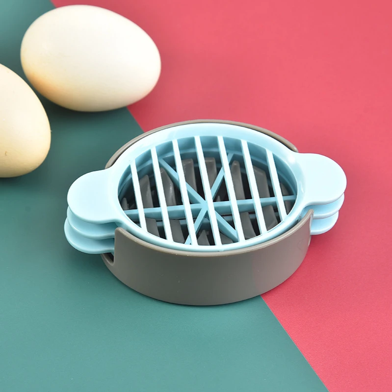 

Egg Cutter Household Cutting Tool Multi Function Plastic Manual Slicer for Preserved Eggs Kitchen Items Cooking Gadgets Piercer