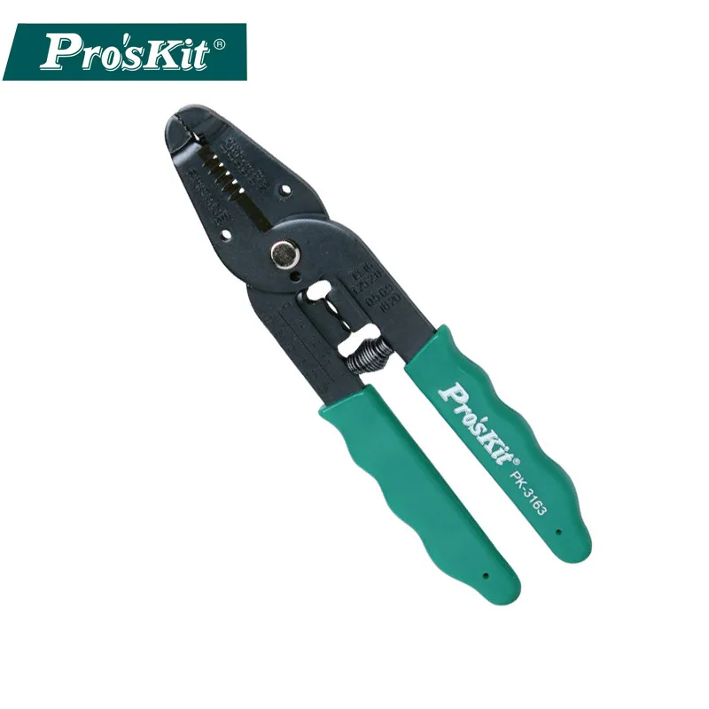 

Taiwan Po Workers 8PK-3163 7-in-1 Shear Line Stripping Wire Crimper (0.25 ~ 0.65 Size)