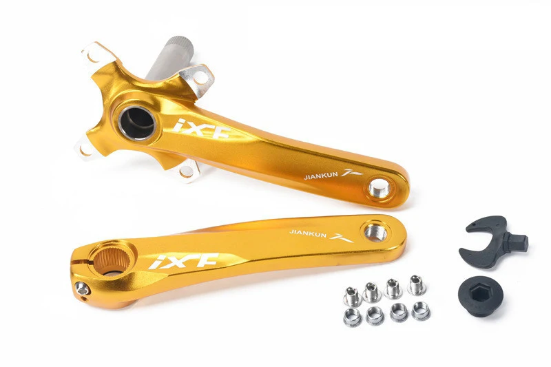 IXF MTB дорожный велосипед 104 BCD велосипедный Кривошип набор чпу Untralight Кривошип рукоятка шатун с BB Кривошип для велосипеда аксессуары части велосипеда