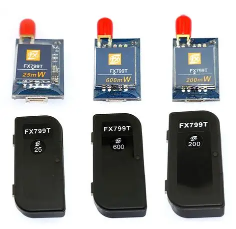 

Hot FX799T Mini AV Transmitter 600mW 25mW 200mW 5.8GHz FPV 40CH Compatible with IRC Vortex FS Dominator QAV250