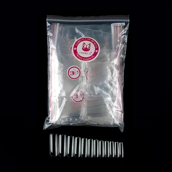 

WHOLESALE 20 Bags of 500pcs Square Full Cover False Nails Long Thin Fake Fingernail Artificial Nail Art Tips Finger Salon DIY
