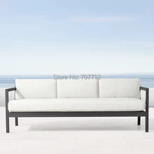 Новое поступление, современный дизайн, Классическая уличная мебель, превосходные материалы, алюминий, три сиденья, диван