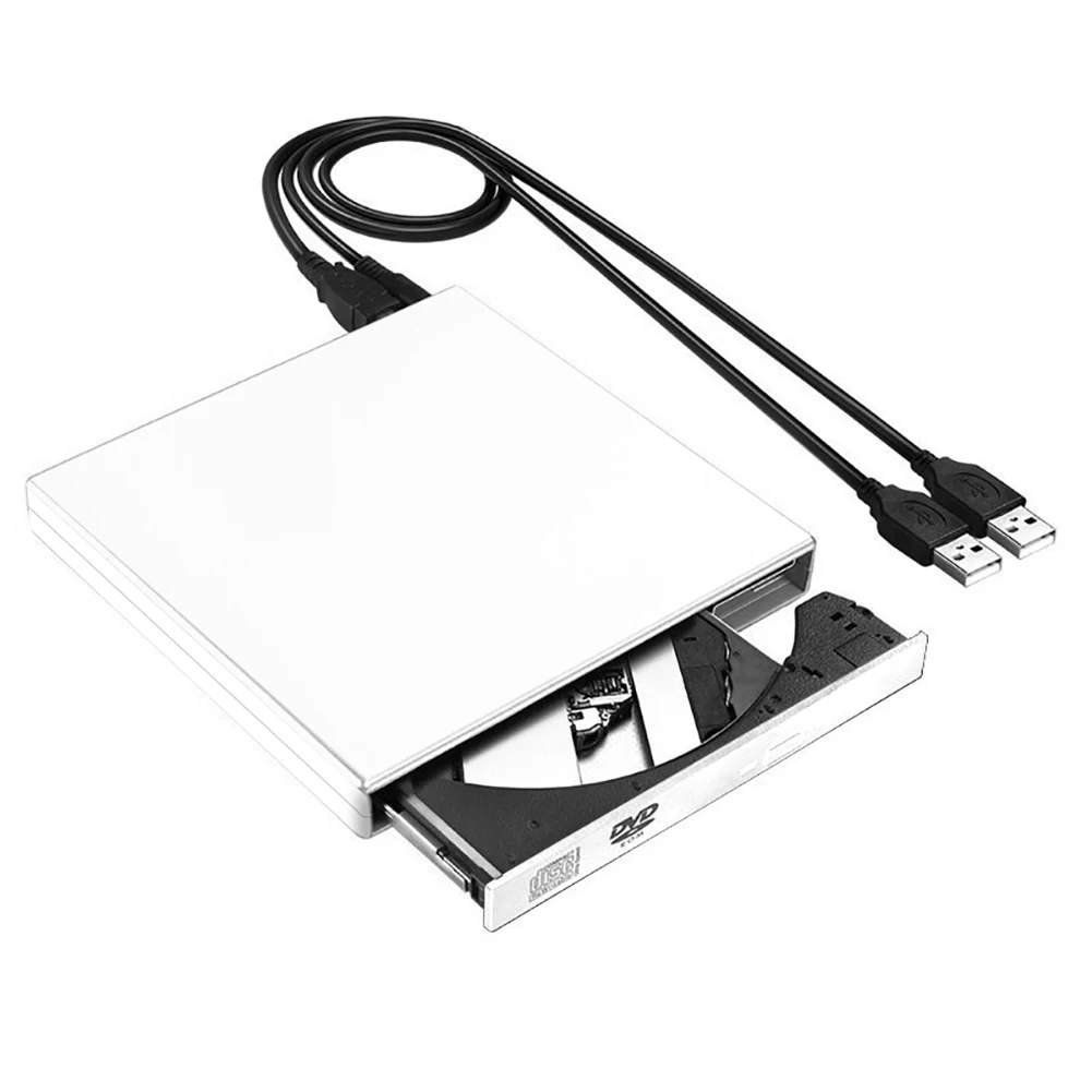  External DVD Drive Optical Drive USB 2.0 ROM Player Writer Reader Recorder Portatil for Laptop PC
