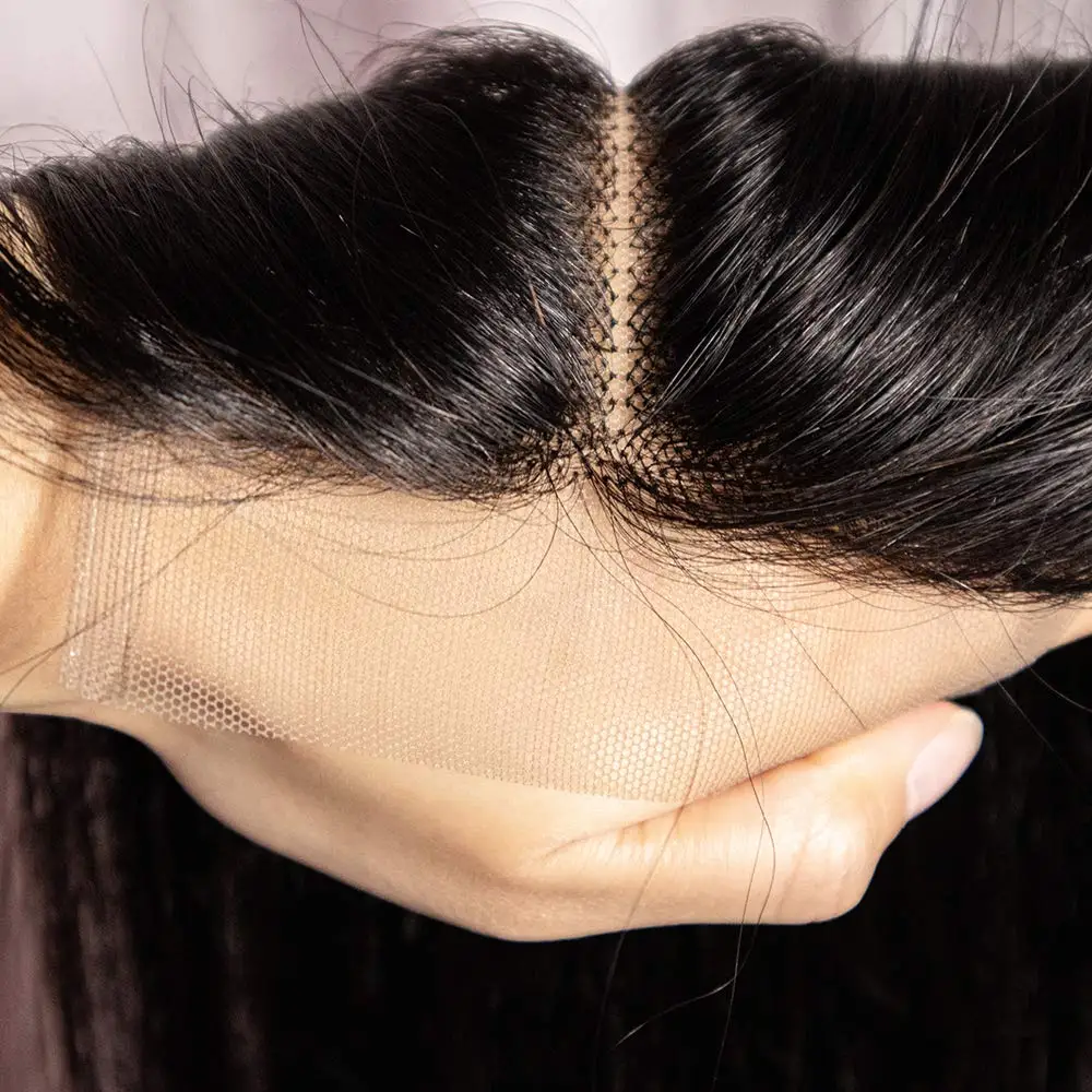 Straight Human Hair Closure Remy Middle Part T Lace Closures Only 4x4 Closure Human Hair
