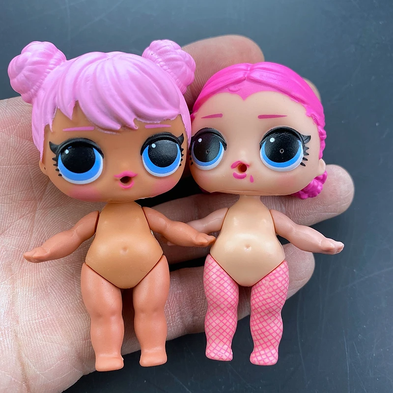 1PC No defecto de alta calidad gran LOL muñeca 8cm chica hermana lol muñeca LOL jugando muñecas niños DIY juguete para regalo