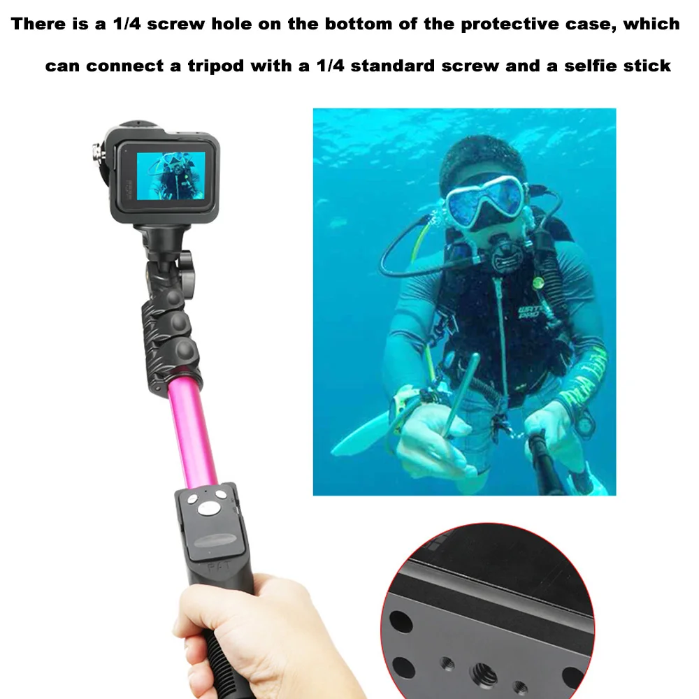 E7862-Aluminum Alloy Case for Gopro 8-7