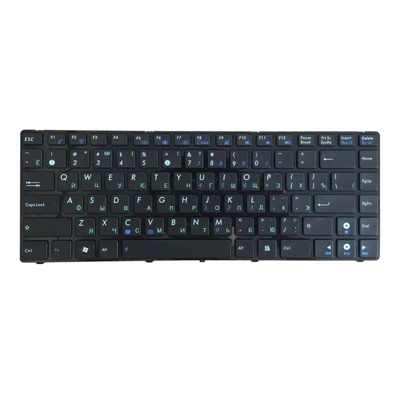 Русская клавиатура для ноутбука ASUS K42J X43 X43B A43S A42 K42 A42J X42J K43S UL30 N42 N43 B43 U41 U35J UL80 RU|keyboard
