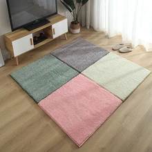 2 шт. нескользящий; для пола ковер мягкий бархатный Коврик-пазл для детей; ползать коврики декоративные коврики для Гостиная Украшения в спальню