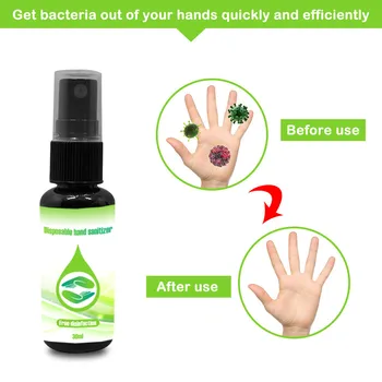 

Hand sanitizer contains no alcohol 30/50/100ml Disposable Hand Sanitizer Disinfection Sanitizers Portable Hand Sanitizer #0410