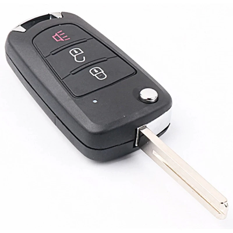 Keychannel 3 Buttons Flip Car Remote Car Key Shell For GREAT WALL WINGLE STEED 5 6 HAVAL HOVER H5 Folding Key Cover TOY40 Blade keychannel 1pcs uncut car key blade emergency remote blank keyless fob blade door key for great wall haval jolion dargo remote