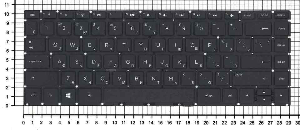 Tastiera ITALIANA compatibile con HP 2000 240G1 245 G1 246 G1 250 G1