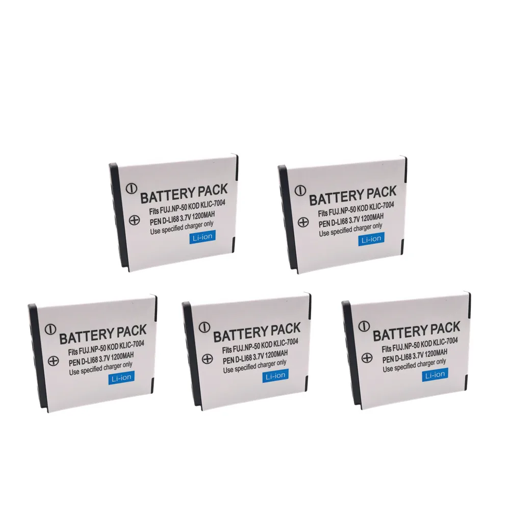 Цвет: желтый 3,7 V 1200 мА/ч, NP-50 FNP50 NP50 KLIC-7004 KLIC-7004 K7004 D-Li68 Камера аккумулятор для Fujifilm X10 X20 XF1 F50 F75 - Цвет: Цвет: желтый