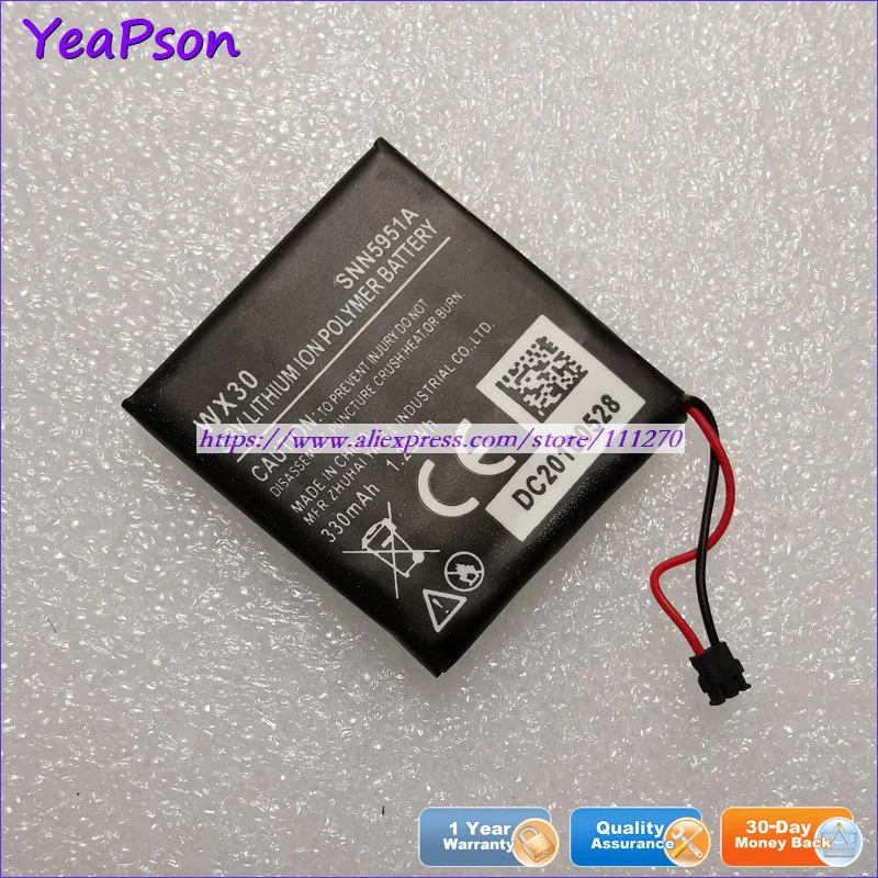 Оригинальный аккумулятор Yeapson WX30 SNN5951A 330 мАч для Motorola Moto 360 1st-Gen 2014 аккумуляторы