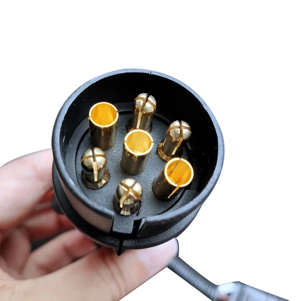 Adattatore Presa Rimorchio Universale – Da 7 Pin Rotondo A 4/5 Pin Lamellare – 2 In 1 - 6