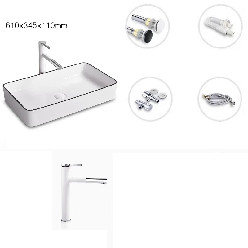 Banyo Da Appoggio Bassin Black De Waschbecken Wasbak Sobre Encimera Cuba Para Pia Banheiro ванная раковина Lavabo умывальник