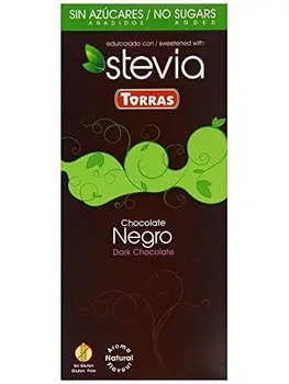 

Torras - Chocolate Negro 60 % Cacao Stevia, 100 g