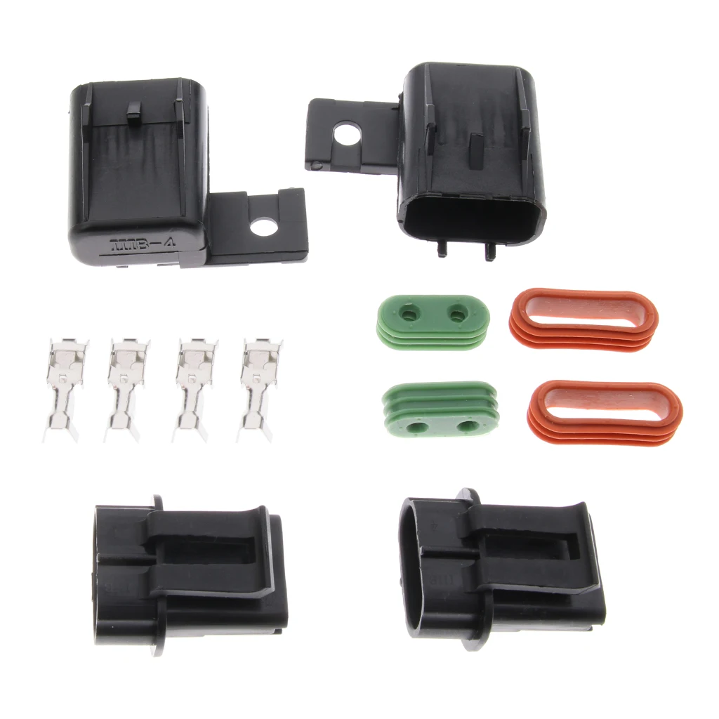2 Sets Waterproof Car Boat Automotive Circuit ATC ATO Blade Fuse Box Holder