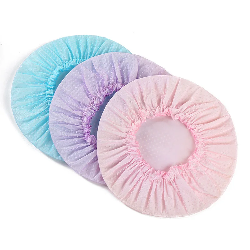 Shower cap Waterproof shower cap Waterproof Bath Hat Thickened Waterproof And Oil Fume Cap Women Spa Hair Salon Supplies Shower Cap Bathroom Accessories