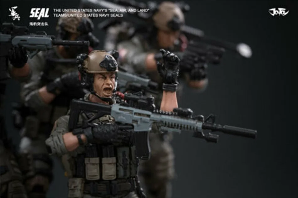 JOYTOY 1/18 США морской тюлень Коммандо мини Экшн-Игрушка Солдат 6 шт. фигурки JTDS008