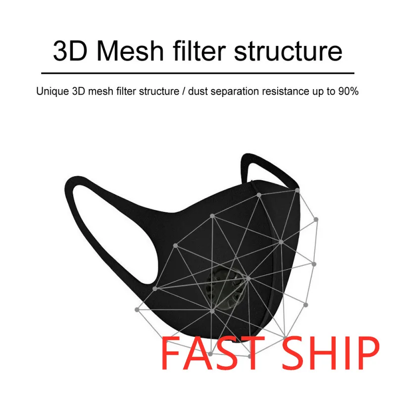 

IN STOCK Mask Purifying Mouth Mask Muffle Carbon Filter Dust Haze Fog Respirator prevent Anti Dust proof Mask