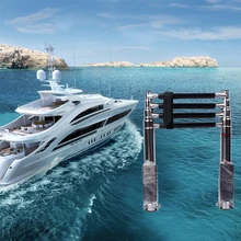 4 шага Морская Лодка из нержавеющей стали телескопическая лестница палуба подвесная платформа для плавания лодка аксессуары морская нержавеющая сталь