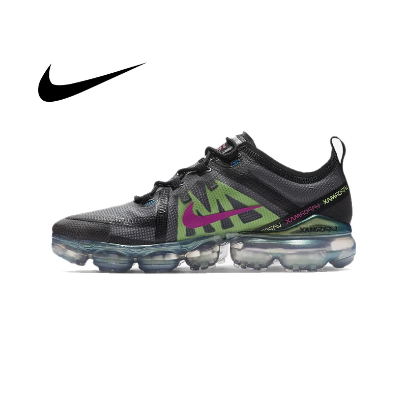 

Original Nike Air VaporMax Mens Running Shoes Breathable Outdoor Sneakers Athletic Designer Footwear 2019 New Arrival AR6631-001